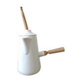 Chocolatière en porcelaine blanche