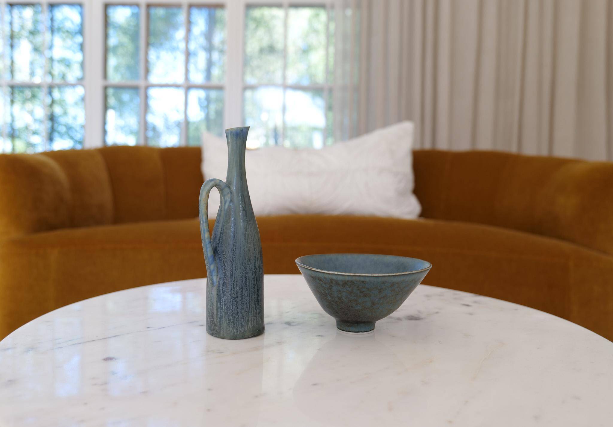 Collection of ceramic vases by Carl Harry Stålhane Rörstrand Sweden, 1950