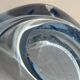 Blue ashtray from the "Akva" series by Per Lütken for Holmegaard
