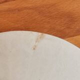 Oval white serving dish with floral patterns Floréal M.B.C.M.