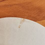 Oval white serving dish with floral patterns Floréal M.B.C.M.