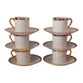 Tasses à café en porcelaine