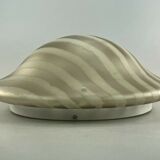 70s Peill & Putzler Plafoniere ceiling lamp glass space design lamp 70s