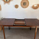 Vintage designer extendable table