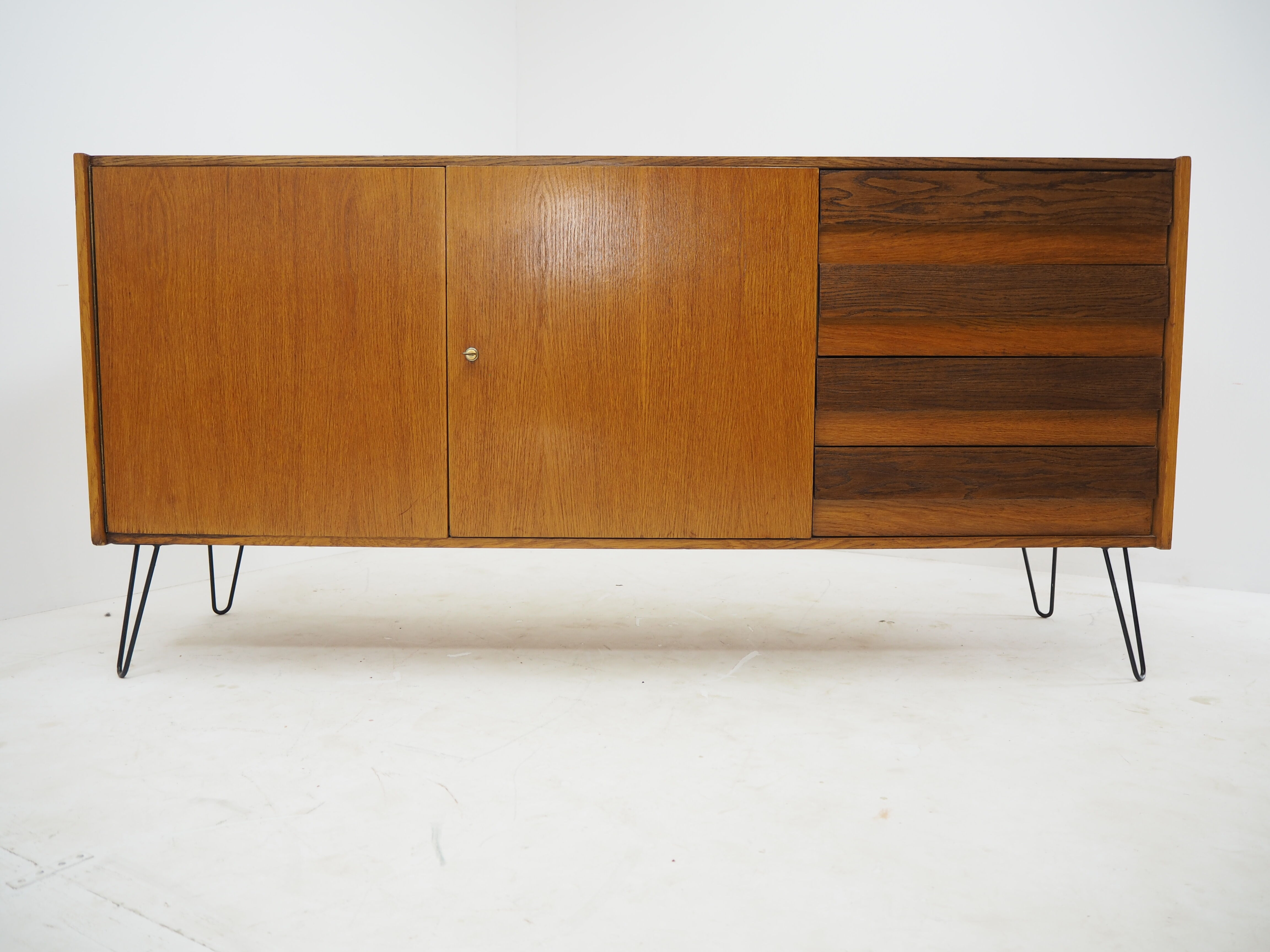 1960s Jiri Jiroutek Upcycled sideboard , Czechoslovakia