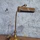 Art Nouveau desk lamp, solid brass with articulated arm – Belle Époque