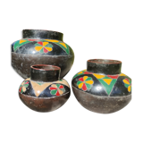 Old polychrome jars