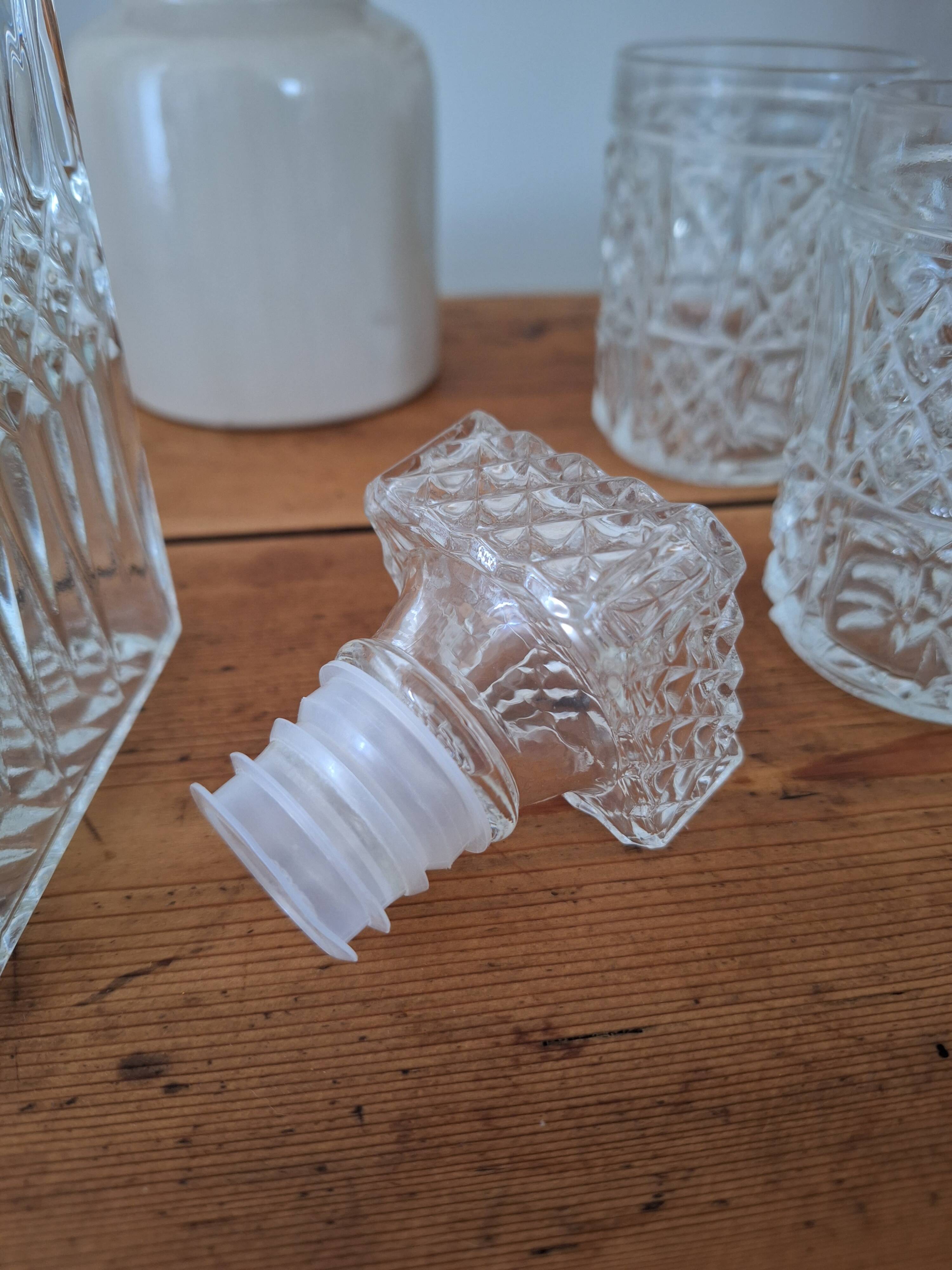 Vintage whiskey decanter