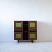 Angelo Mangiarotti for Sorgente dei Mobili | Mahogany cabinet, Italy, 1960s