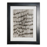 Dessin abstrait 2 noir et blanc au fusain