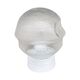 Glass industrial wall lamp, DZPE, Poland, 1970s.