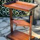 Small Mahogany Empty Pocket Coffee Table, 19th Century
