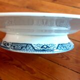 Pair of dishes on light standing saint amand morocco collection