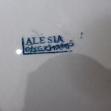 4 vintage flat plates in iron earth from Longchamp model Alesia 211208