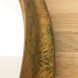 Old oval mirror gold, early 20th 38x50cm