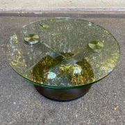 Ricochet coffee table in glass Naos Italy La Casa Animata 1990
