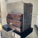 Pair of Art Deco marble bookends