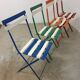 Chaises pliantes de bistrot  jardin