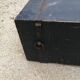 Vintage wooden travel trunk