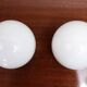 Pair of vintage wall or ceiling lights