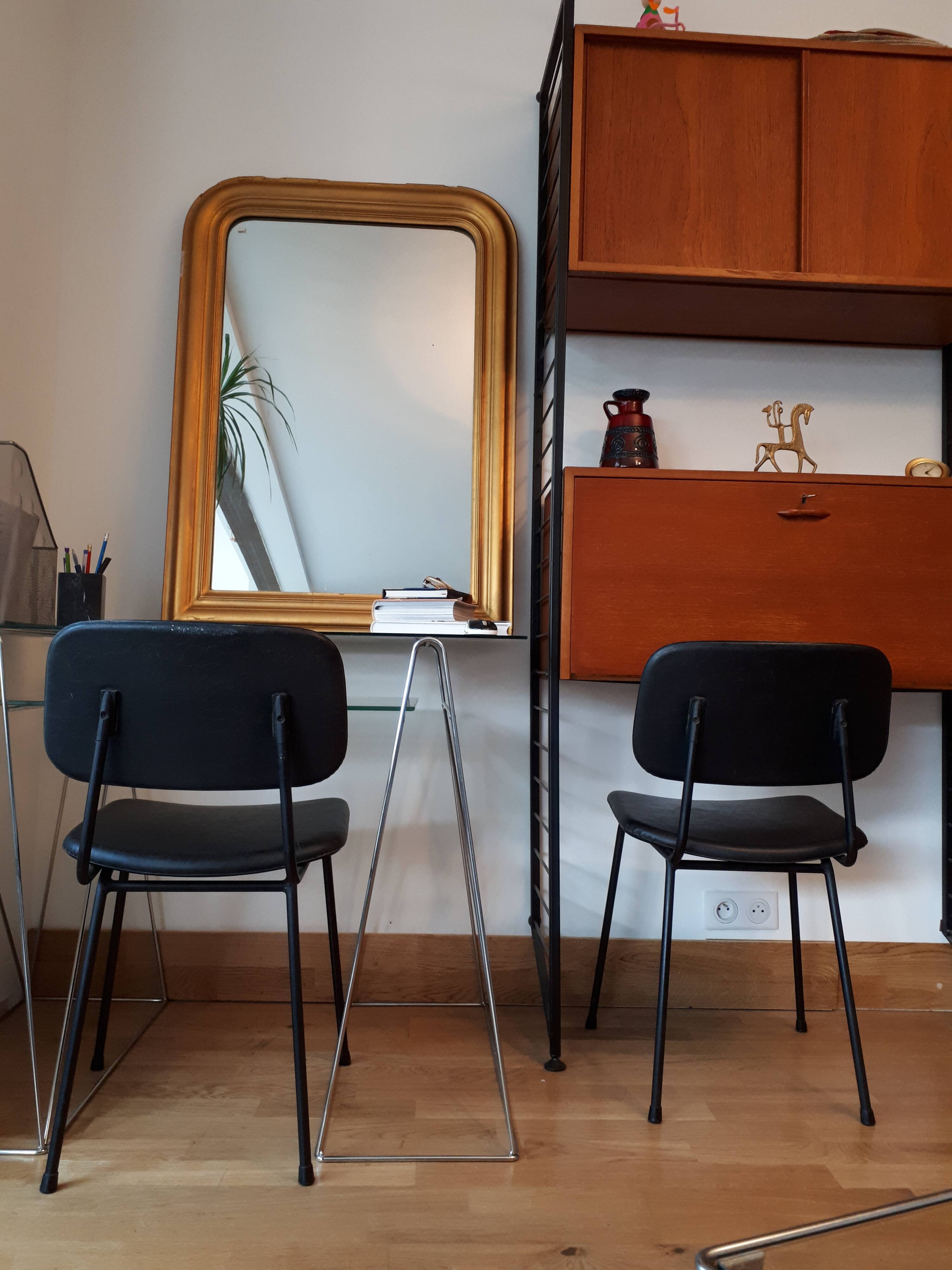 Pair of chairs ed Airborne model Carolina 1960