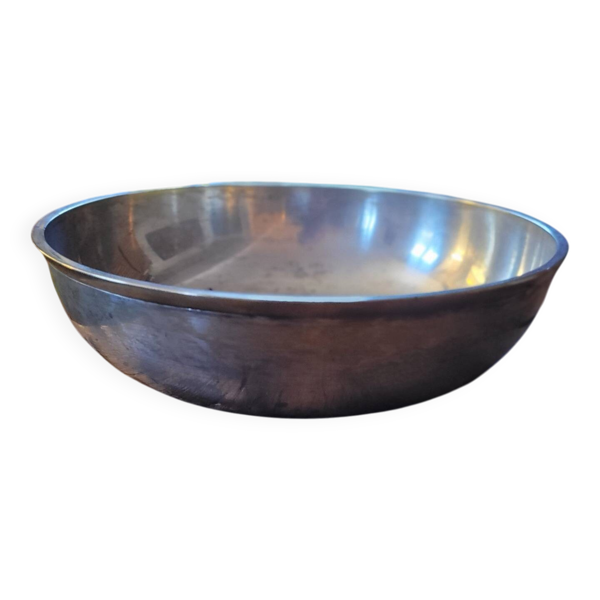 Vide-poche métal argenté 19cm