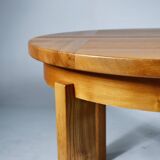 Dining table with extension, Maison Regain, 1970s.