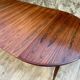 Table scandinave extensible en palissandre, 1960s