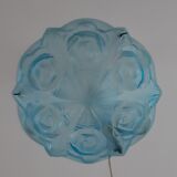 Glass chandelier Degué Blue