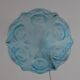 Glass chandelier Degué Blue