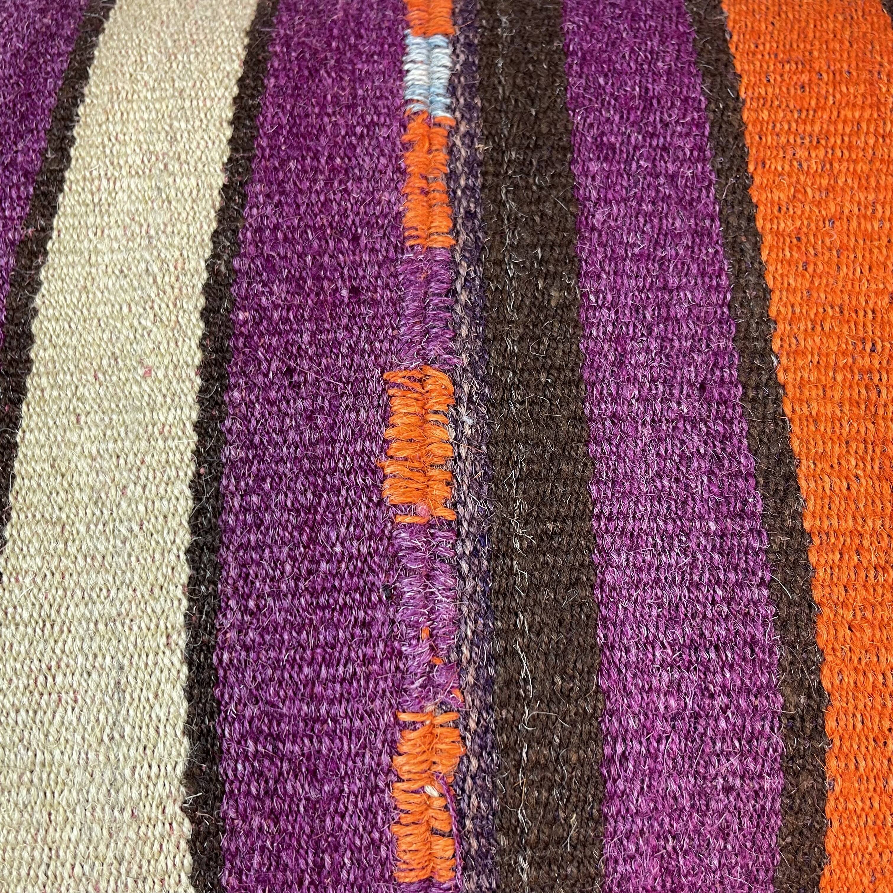 Vintage turkish kilim pillow cover