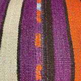 Vintage turkish kilim pillow cover