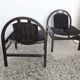 Paire de fauteuils BAUMANN - France - vers 1980.