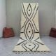 Berber beni mrirt hallway rug