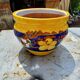 Pair of glazed terracotta planters
