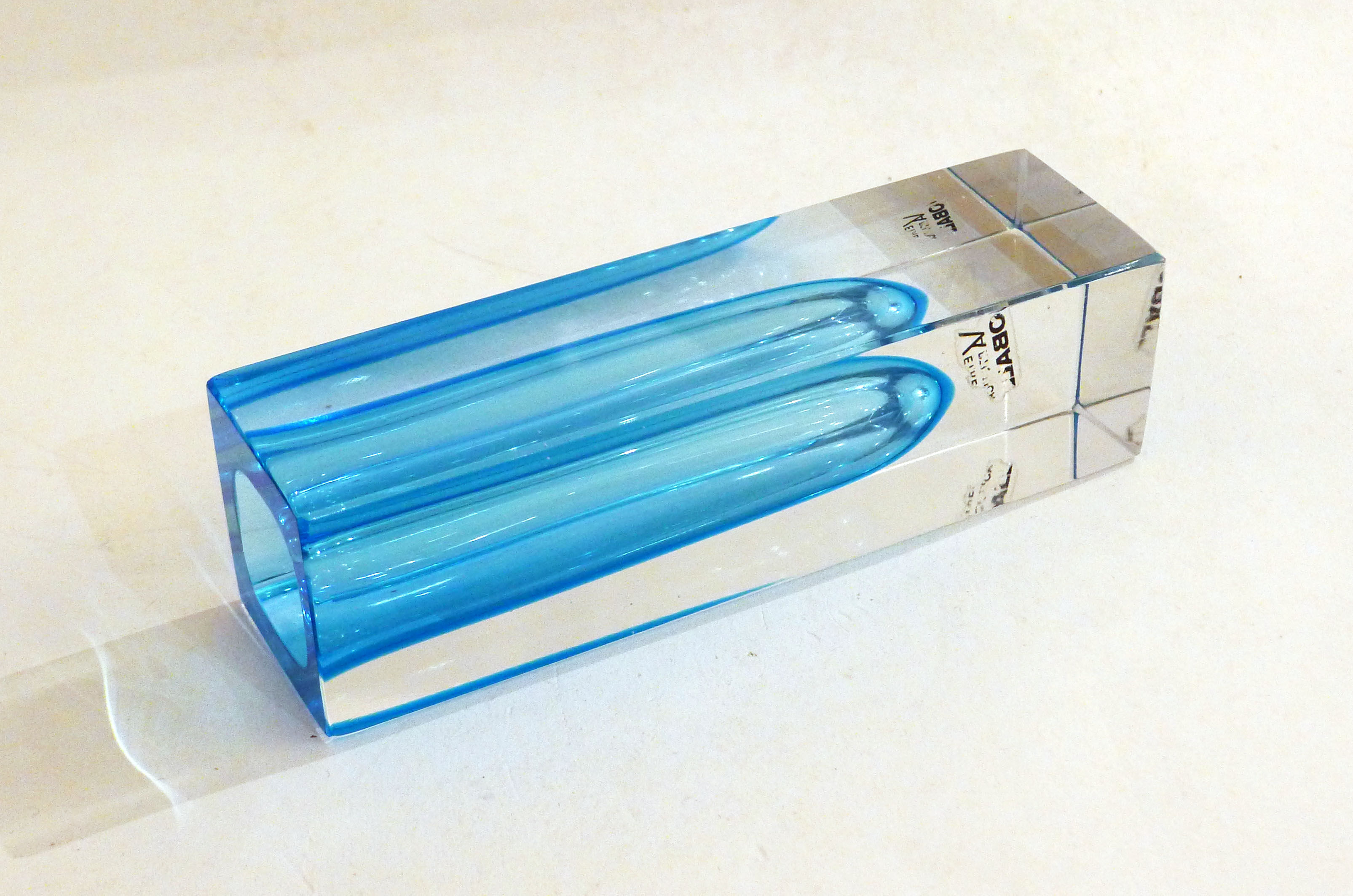 Vase Sommerso Murano turquoise