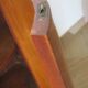 Small chest of drawers - Half-moon table - Louis XVI style - Elm burr veneer - Pla