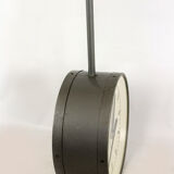Double sided railway clock from pragotron, 1970