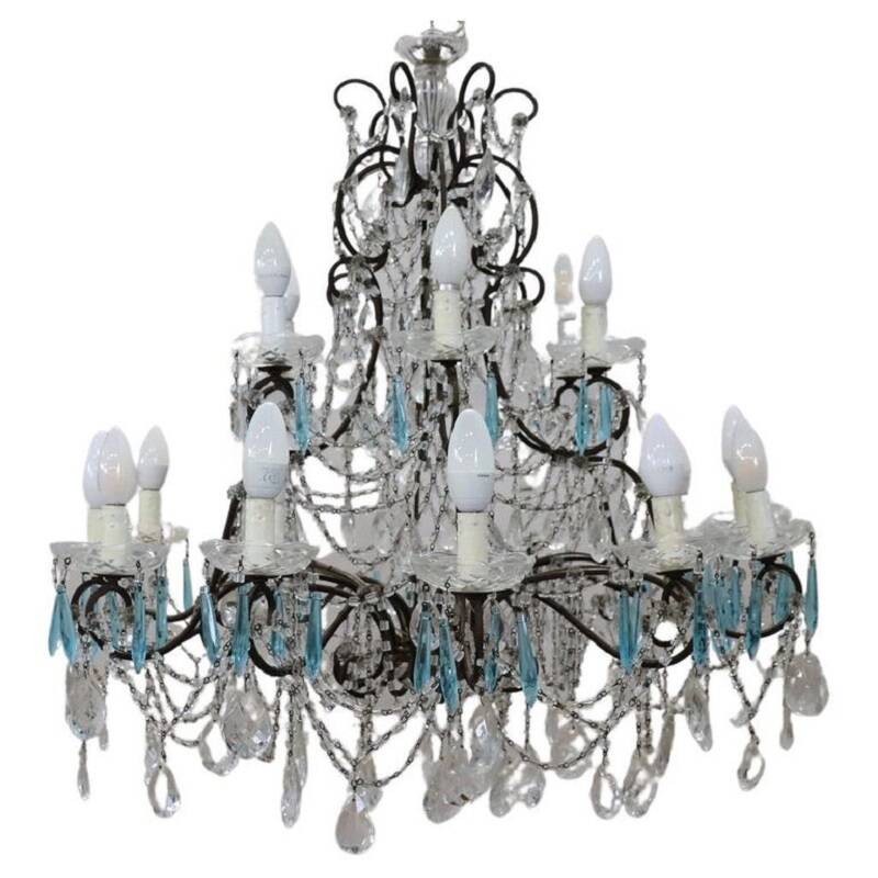 Large Chandelier with 18 Bulbs