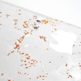 Post Modern Murano glass triangle ceiling lamp by Sylcom, Italy, 1985