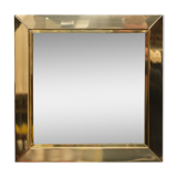 Brass mirror 1970 italy