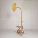 Bamboo floor lamp, 1950s