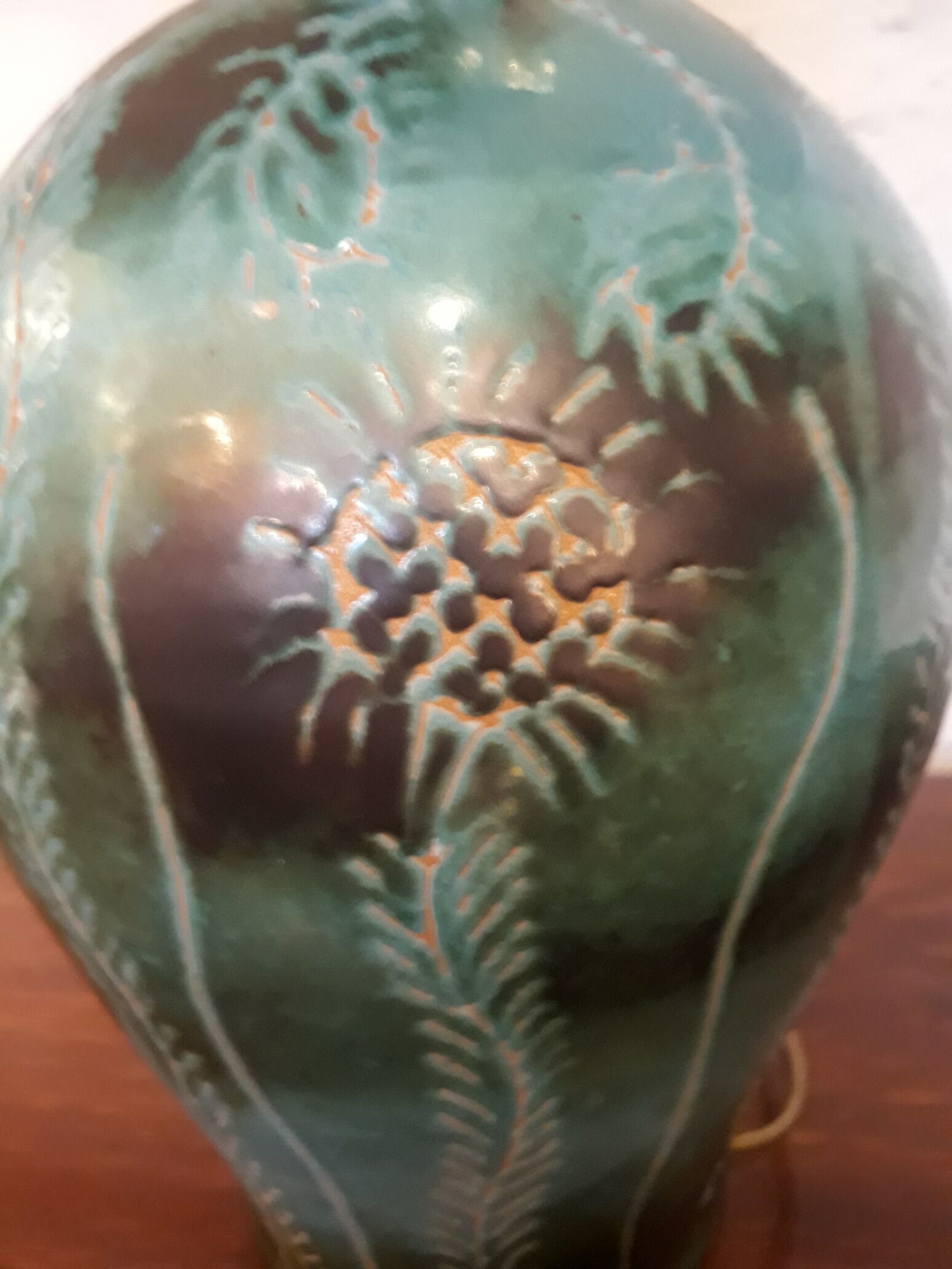 Vallauris ceramic lamp