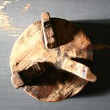 Brutalist cutting board, wooden decoration