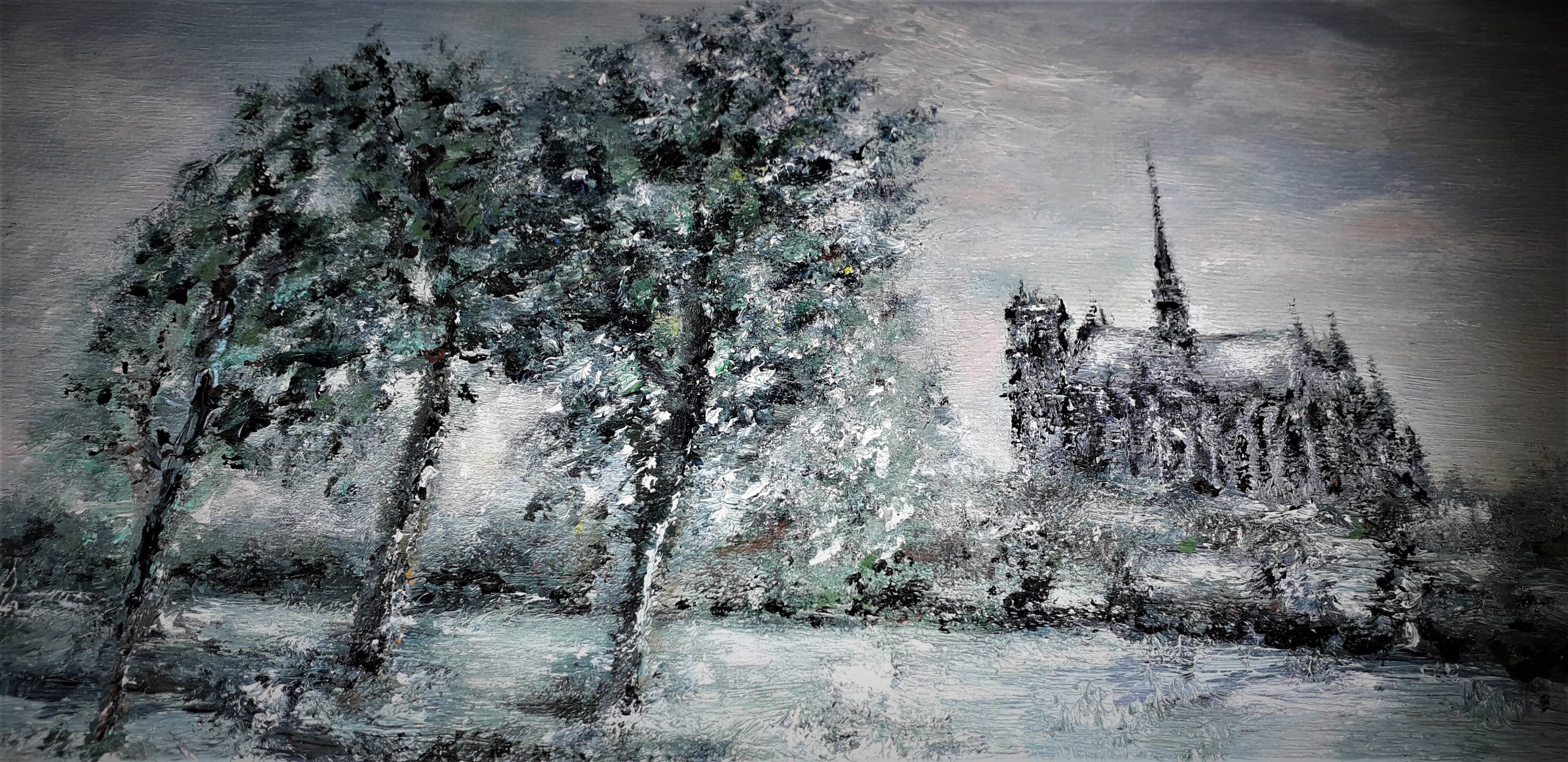 Beautiful oil painting on canvas 41 x 33 cm