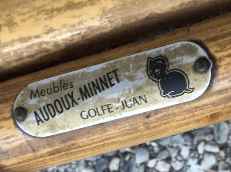 Round rattan coffee table Audoux-Minnet