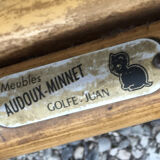 Round rattan coffee table Audoux-Minnet