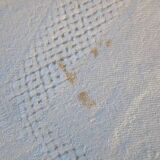 12 large antique damask table napkins, monogrammed