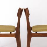 Set of 4 Teak Dining Chairs in the Style of Erik Buch, Mid-Century, 1960s