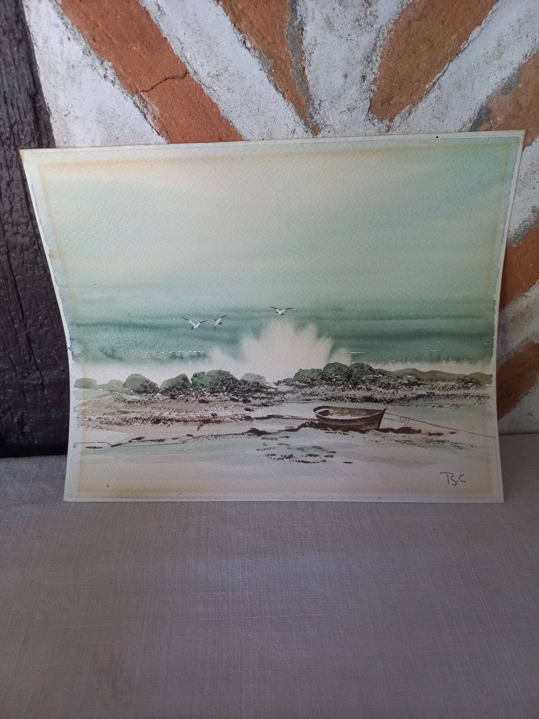 Marine watercolor